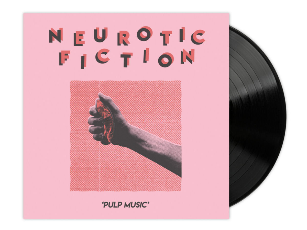 Pulp Music by Neurotic Fiction, album cover; design by Caio Wheelhouse, 2018