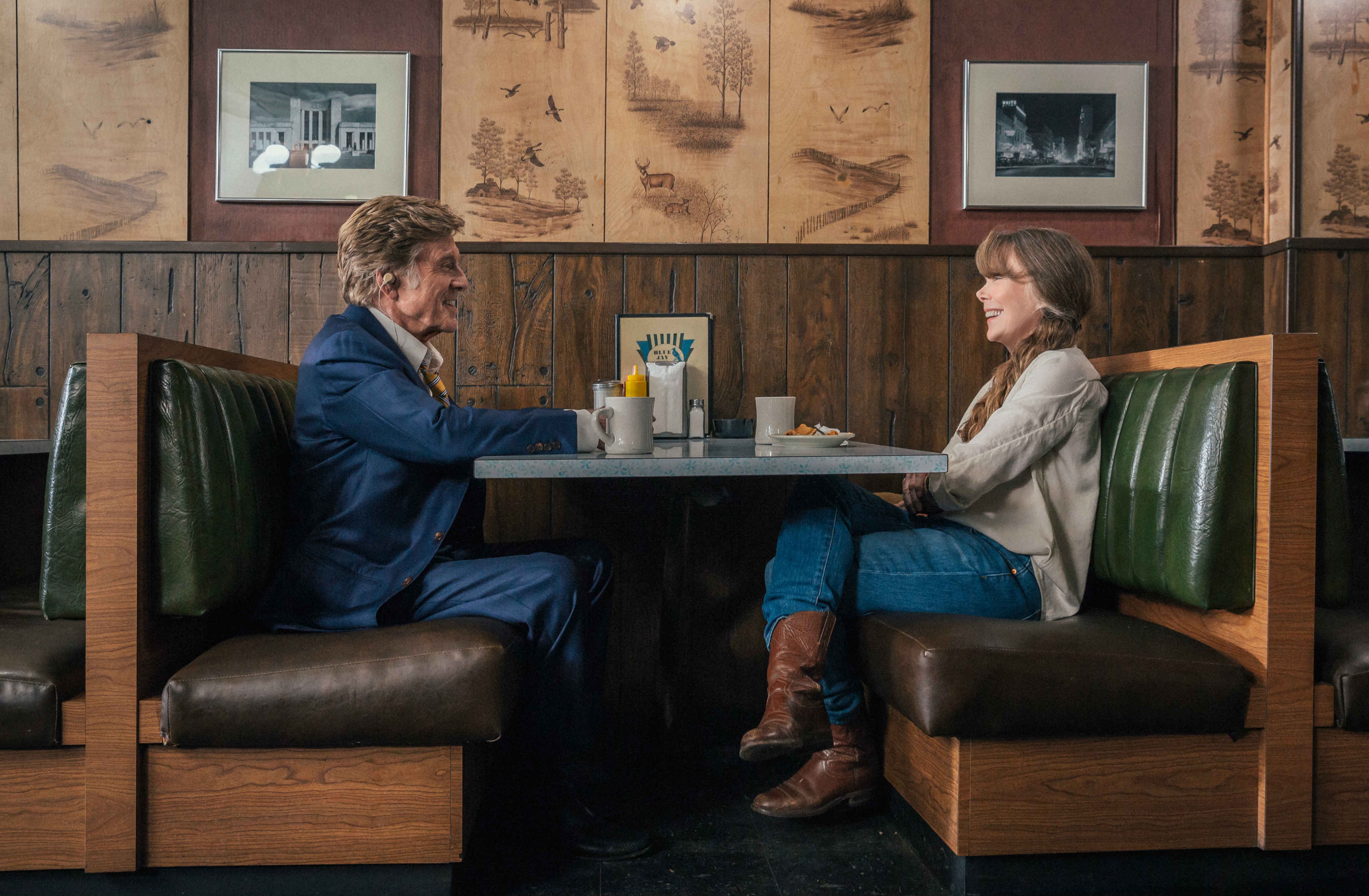Robert Redford and Sissy Spacek in The Old Man & the Gun, dir. David Lowery, 2018