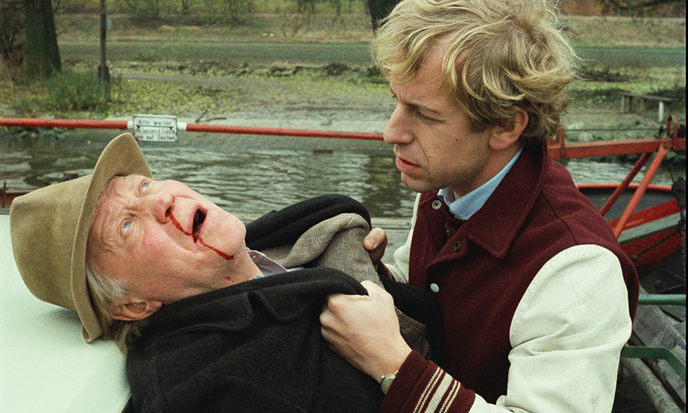 Rüdiger Vogler (right) and Hans Christian Blech (left) in Wrong Move, dir. Wim Wnders, 1975, still